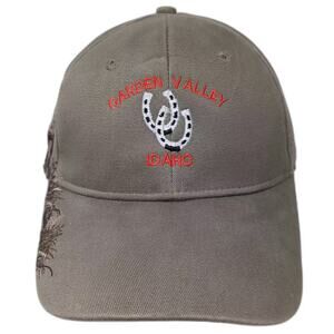 DRI DUCK Traders Baseball Cap Brown Red hat One Size Garden Valley Idaho Sallies